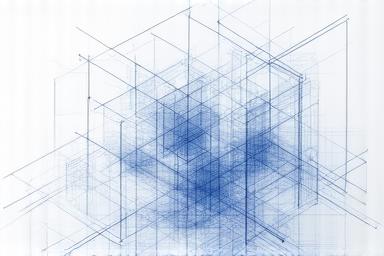 Geometric construction drawing showing form-building and contour accuracy